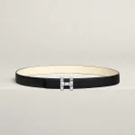 H Infini belt buckle & Reversible leather strap 24 mm